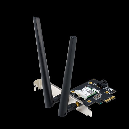 ASUS PCE-AX3000, Eingebaut, Kabellos, PCI Express, WLAN / Bluetooth, Wi-Fi 6 (802.11ax), 3000 Mbit/s