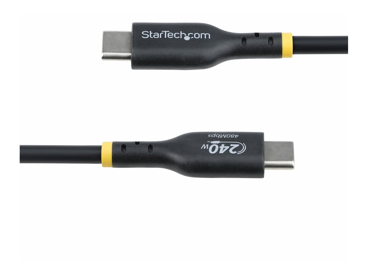 StarTech.com 4m USB C Charging Cable, USB-IF Certified USB-C Cable, 240W - USB-Kabel - 24 pin USB-C (M) - Schwarz, Ansicht 5