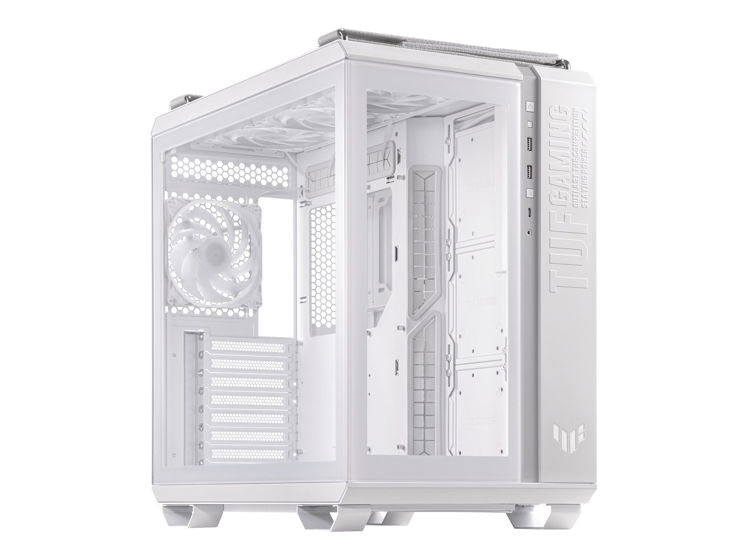 ASUS TUF Gaming GT502 Plus - Mid tower - ATX - Seitenteil mit Fenster (gehärtetes Glas)