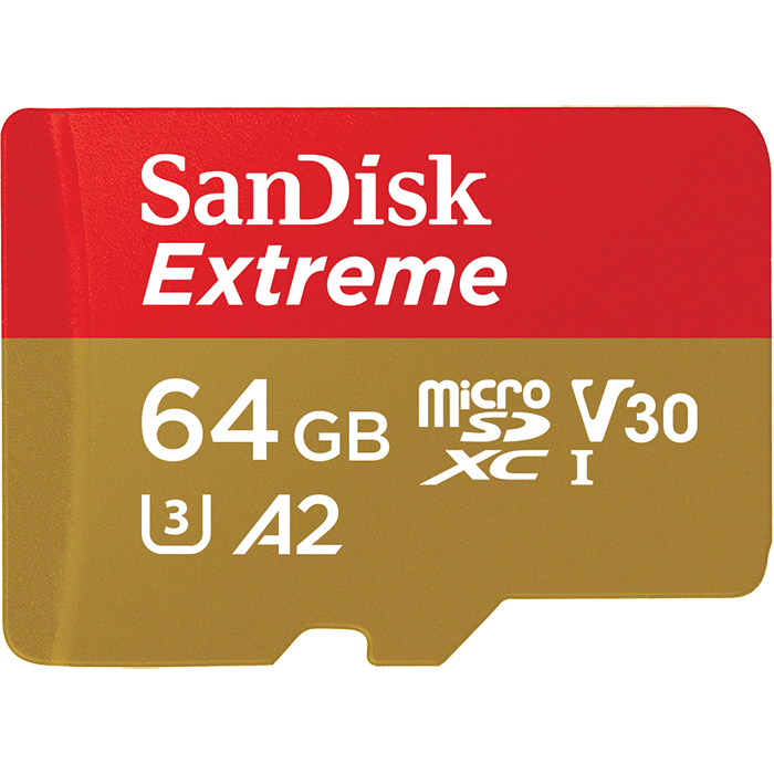 SanDisk Extreme - Flash-Speicherkarte (microSDXC-an-SD-Adapter inbegriffen), Ansicht 4