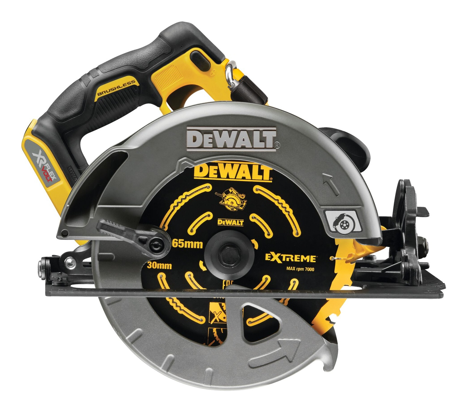 DeWalt DCS578NT 54V XR FlexVolt Akku-Handkreissäge solo inkl. Koffer, Ansicht 2