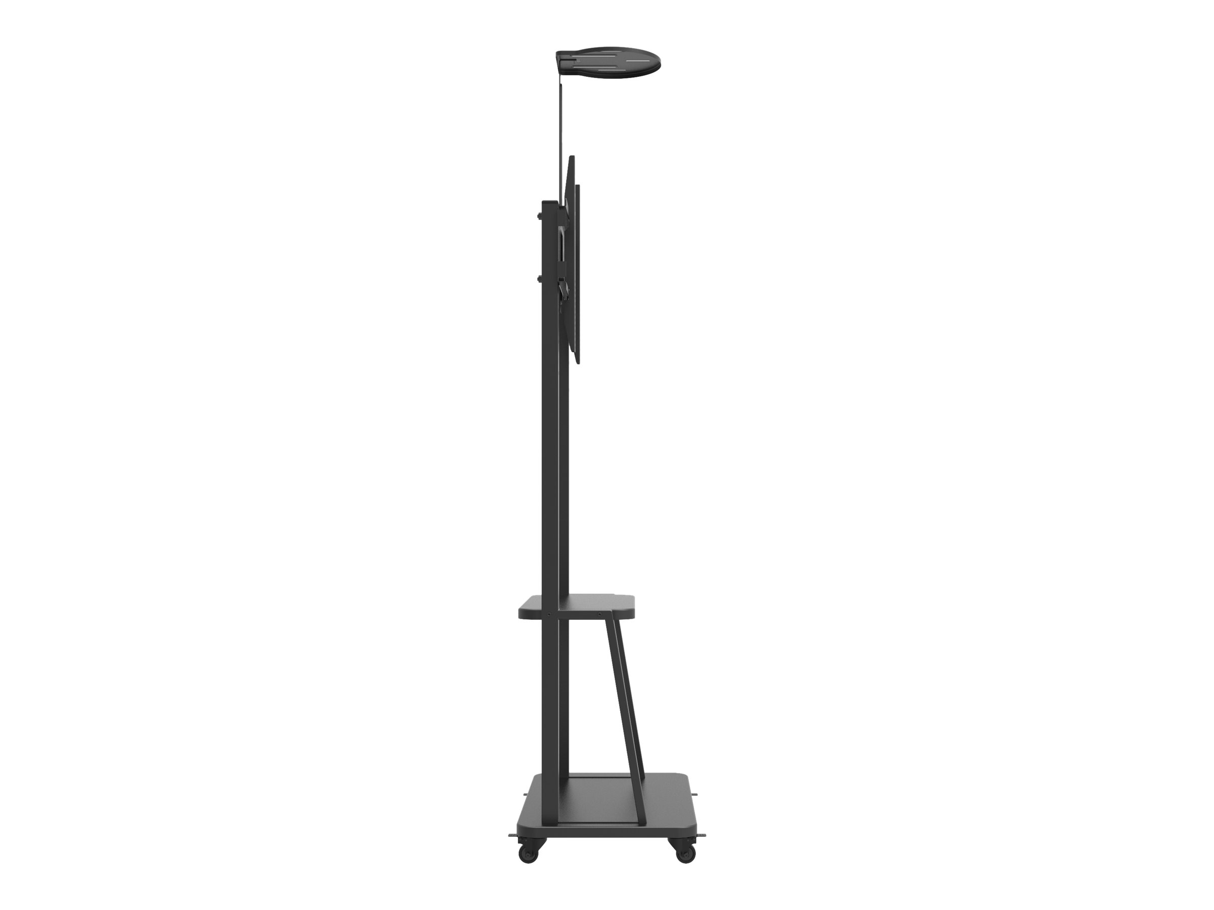 Techly Wagen - für LCD / AV-System / Kamera - Schwarz - Bildschirmgröße: 81.3-177.8 cm (32-70), Ansicht 3