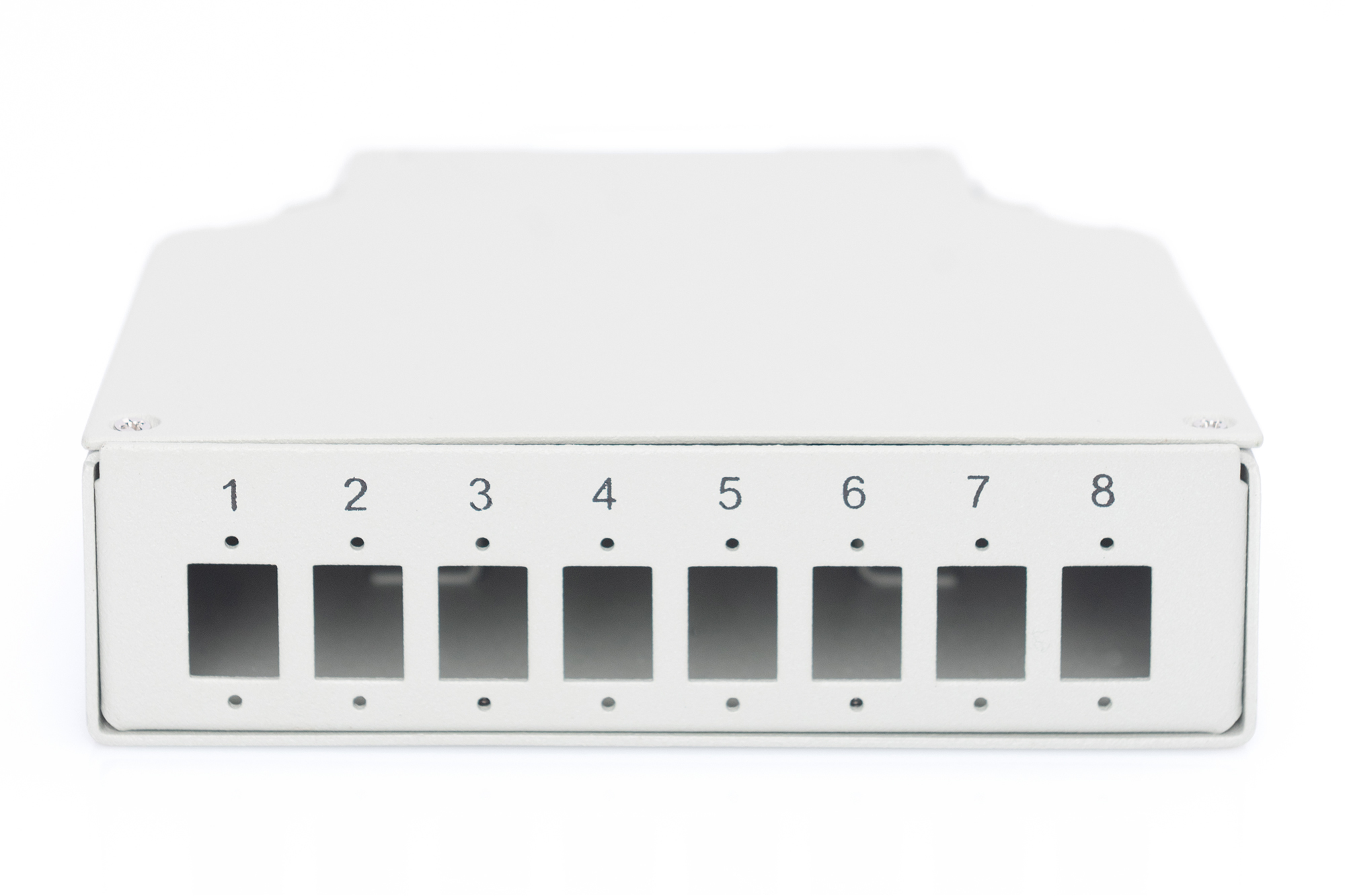 DIGITUS Hutschienen Spleißbox für 8 LC/DX Kupplungen, Ansicht 4