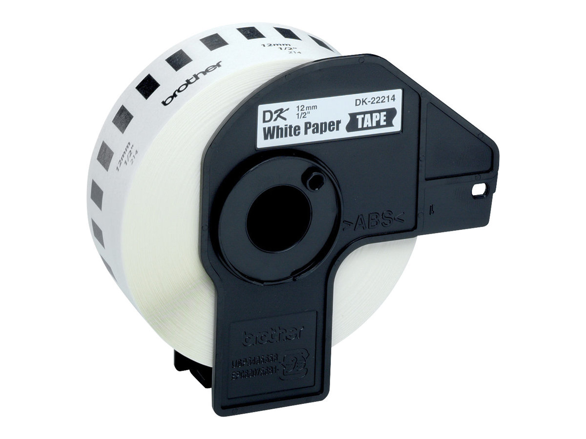 Brother DK-22214 - Weiß - Rolle (1,2 cm x 30,5