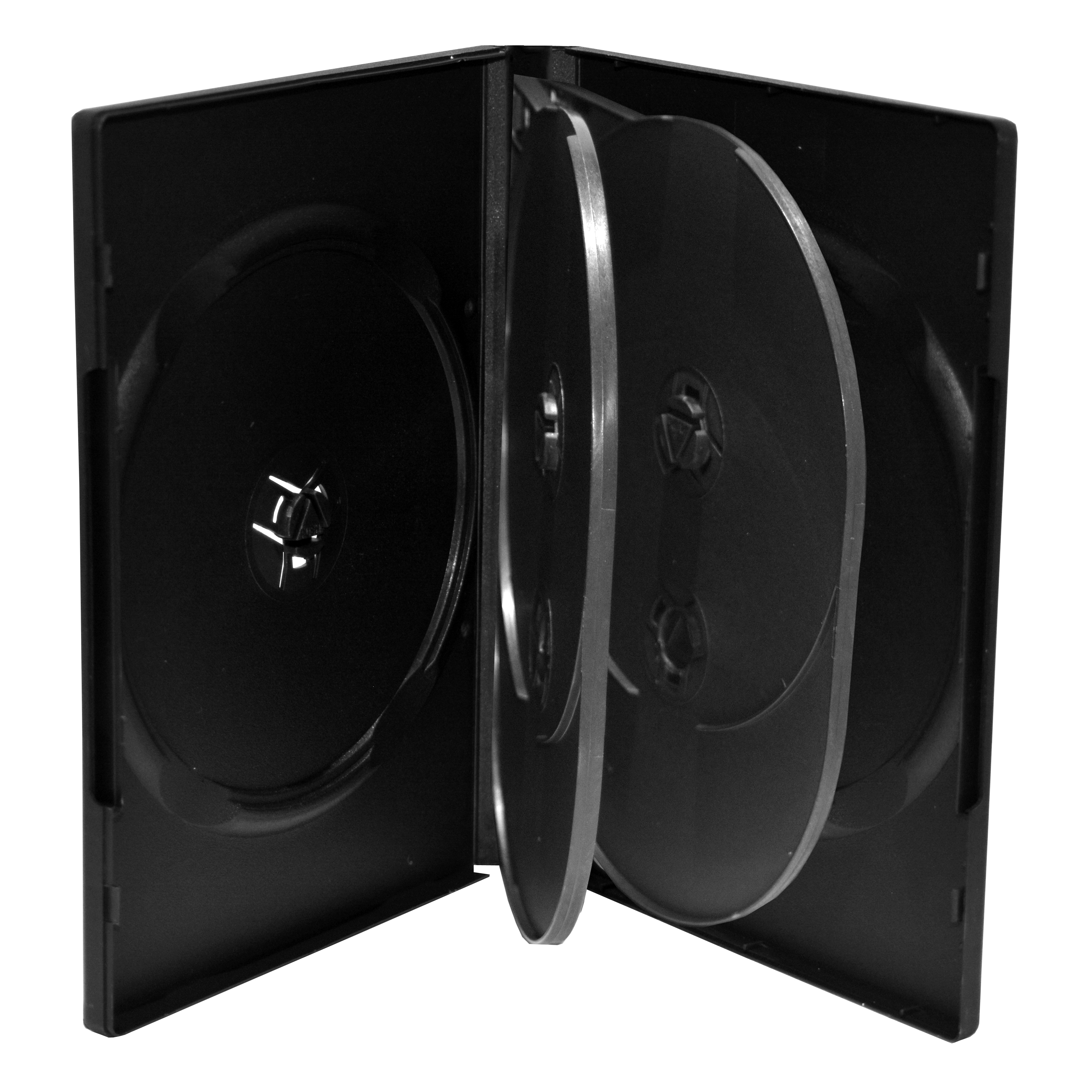 MEDIARANGE DVD Case - Medien-Aufbewahrungsbox - Kapazität: 5 DVD - Schwarz (Packung mit 5), Ansicht 2