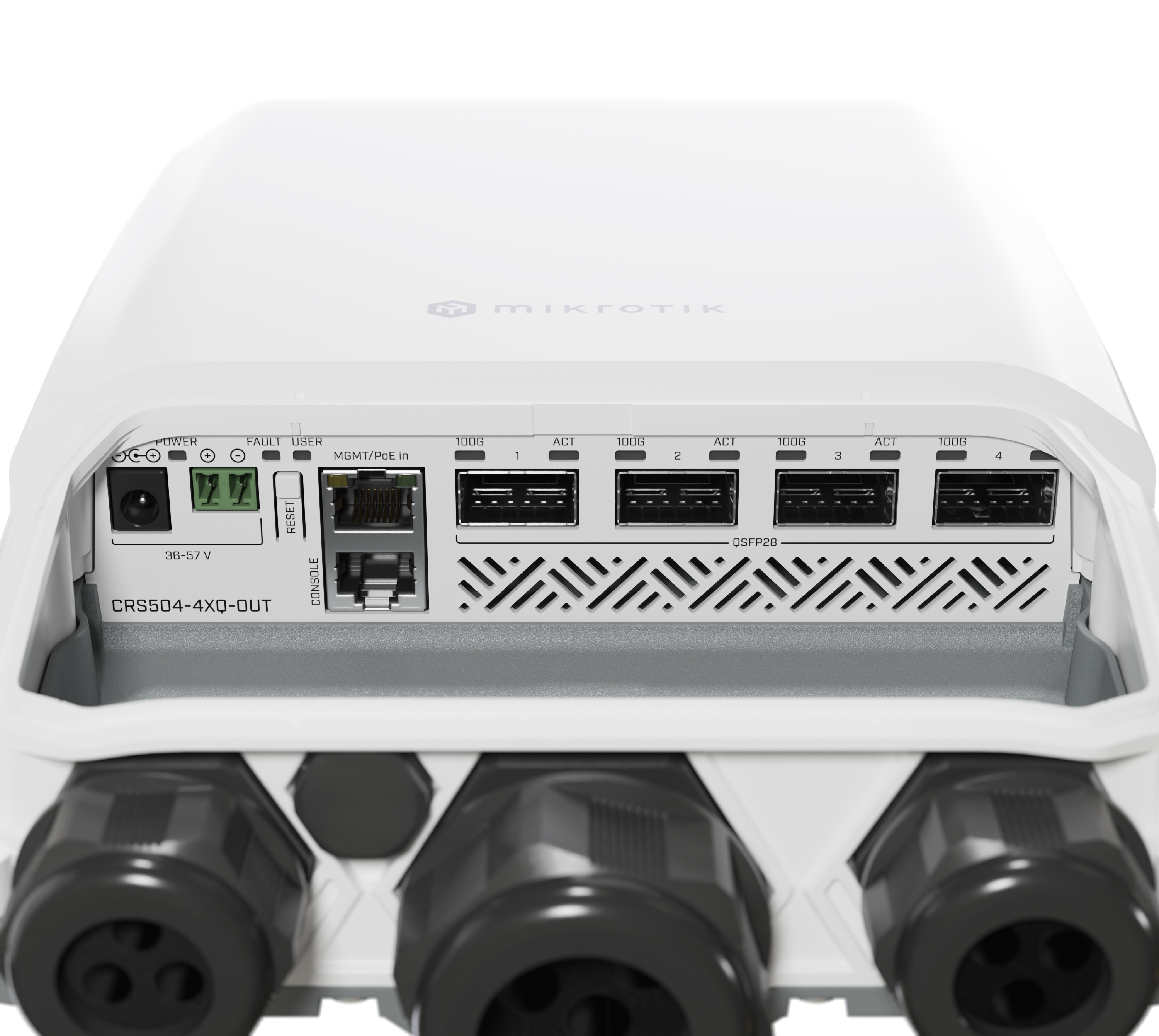 MikroTik CRS504-4XQ-OUT - Switch - 4 x 100 Gigabit QSFP28, Ansicht 2