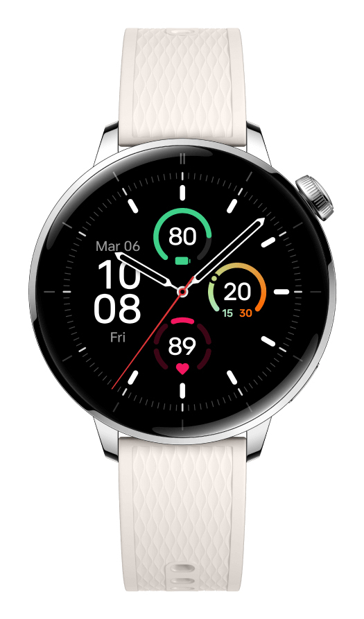 OnePlus Watch 3 - - Silver 5491100422, Ansicht 4