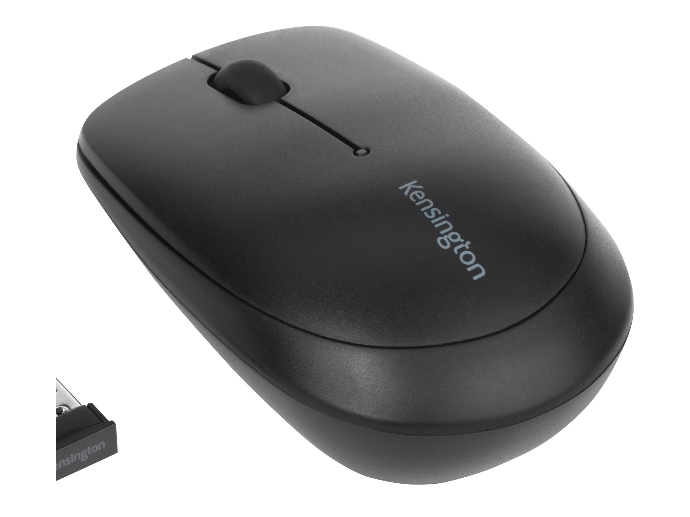Kensington Pro Fit Mobile - Maus - rechts- und linkshändig - Laser - 2 Tasten - kabellos - 2.4 GHz - kabelloser Empfänger (USB)