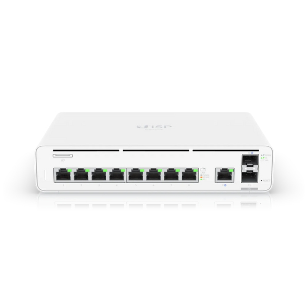UbiQuiti UISP - Switch - managed - 9 x 10/100/1000 + 2 x 1 Gigabit / 10 Gigabit SFP+, Ansicht 4