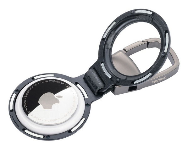 Troika Schlüsselanhänger AIRTAG HOLDER schwarz, Ansicht 3