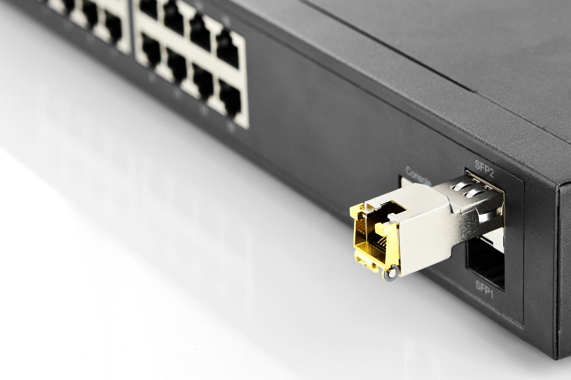 DIGITUS 1,25 Gbps Kupfer SFP-Modul, RJ45, Ansicht 4