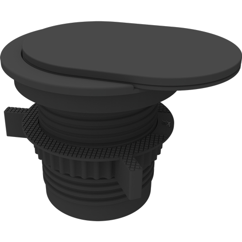Fellowes Einbausteckdose Schreibtisch 230V USB-A USB-C schwa, Ansicht 2
