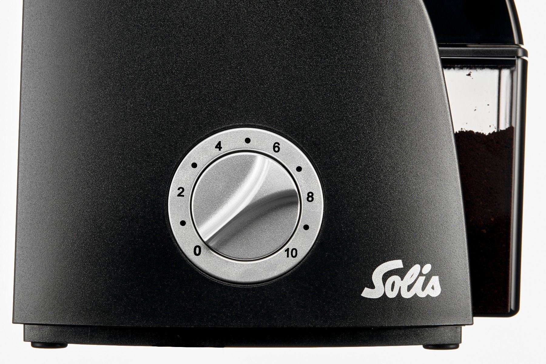 SOLIS Scala Zero Static - Mühle mit Mahlwerk - 300 g - Edelstahl - Schwarz - Silber - ABS Synthetik - 135 W, Ansicht 3