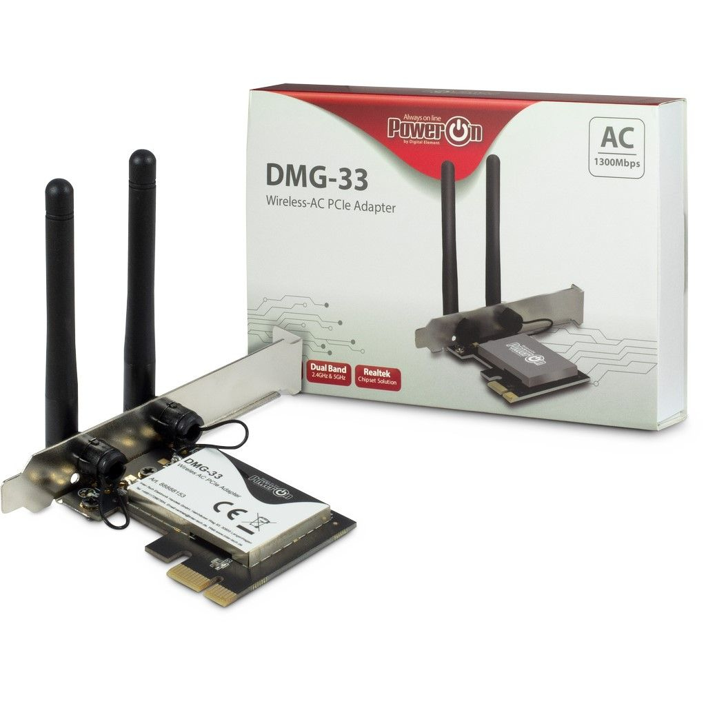 Inter-Tech DMG-33 - Netzwerkadapter - PCIe, Ansicht 2