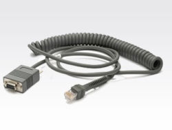 Zebra Kabel seriell - DB-9 (W) - 2.7 m - gewickelt