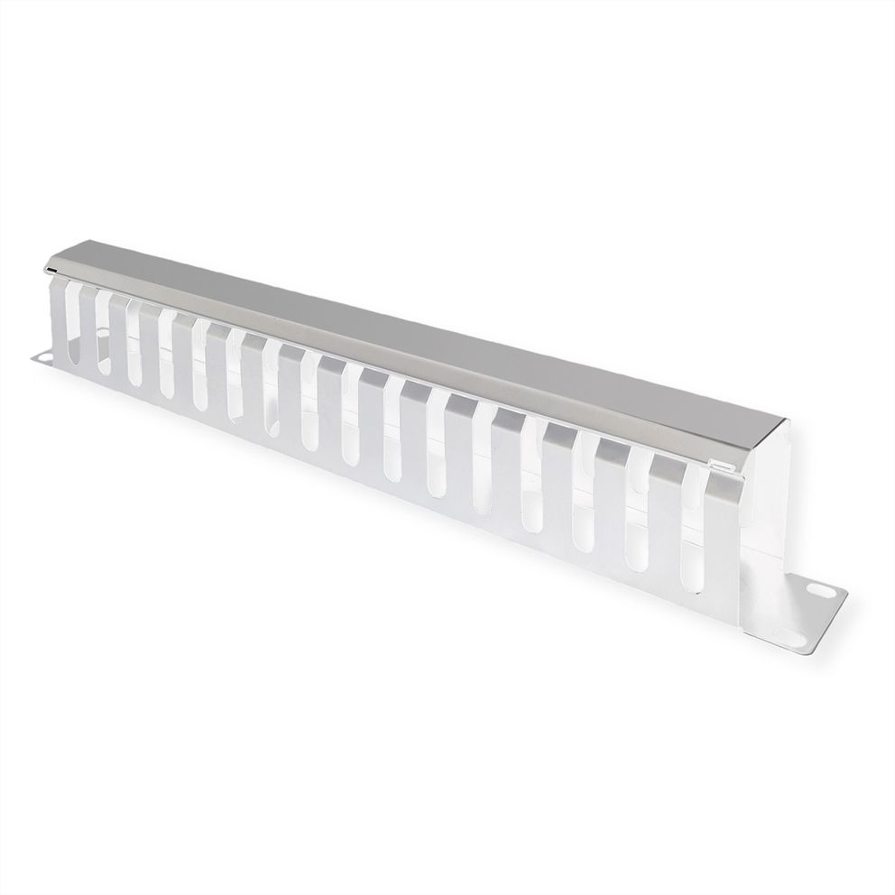 VALUE Kabelmanagement - Vorderseite - Hellgrau, RAL 7035 - 1U - 48.3 cm (19), Ansicht 2
