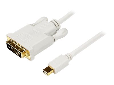 StarTech.com 3m Mini DisplayPortTM auf DVI Kabel (Stecker/Stecker) - mDP zu DVI Adapter / Konverter für PC / Mac - 1920x1200 - Weiß - DisplayPort-Kabel - Mini DisplayPort (M) zu DVI-D (M)