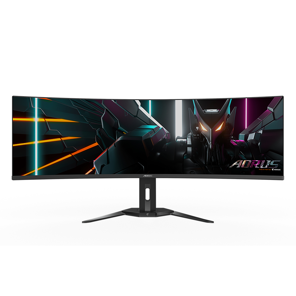 Gigabyte Dis 49 GBT AORUS CO49DQ DQHD 144hz OLED, Ansicht 2
