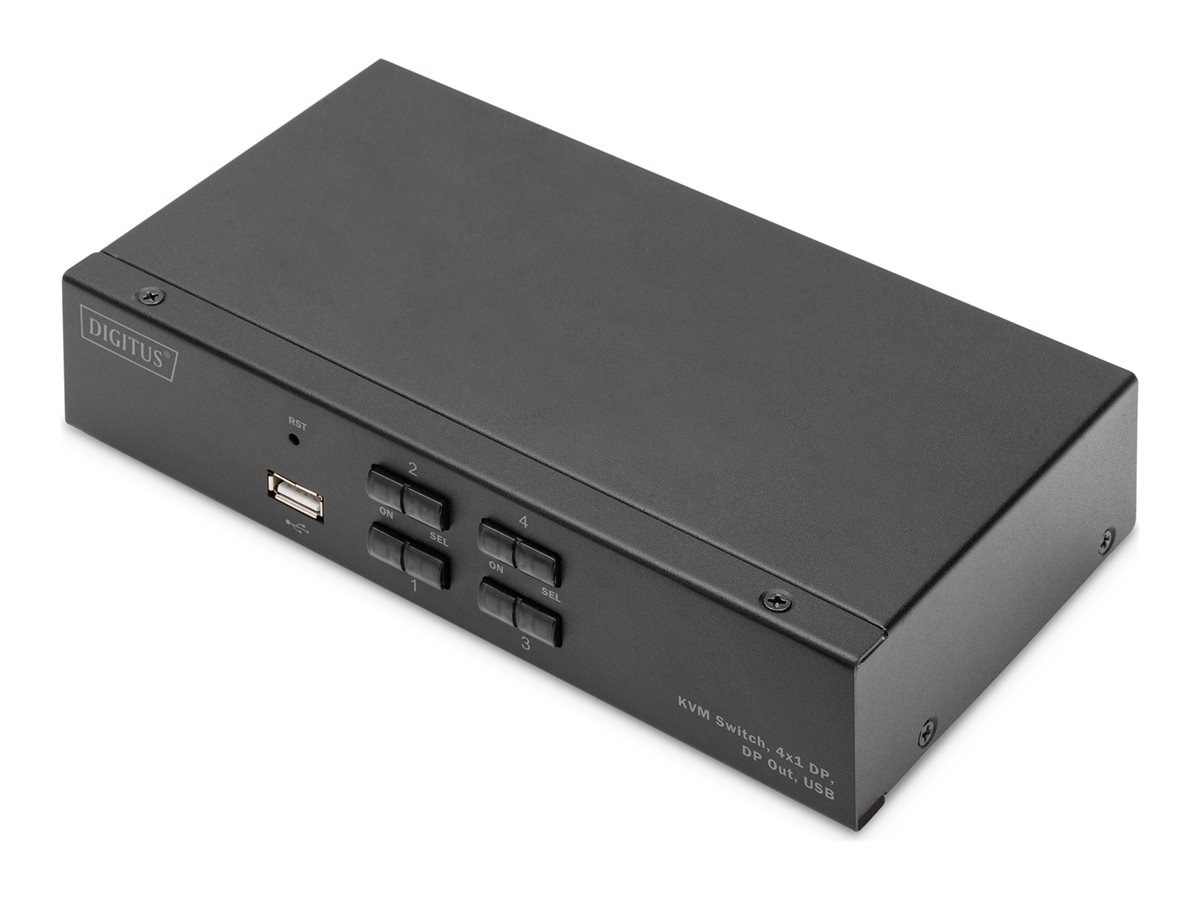 DIGITUS KVM Switch 4x1  DP DP OutUSB