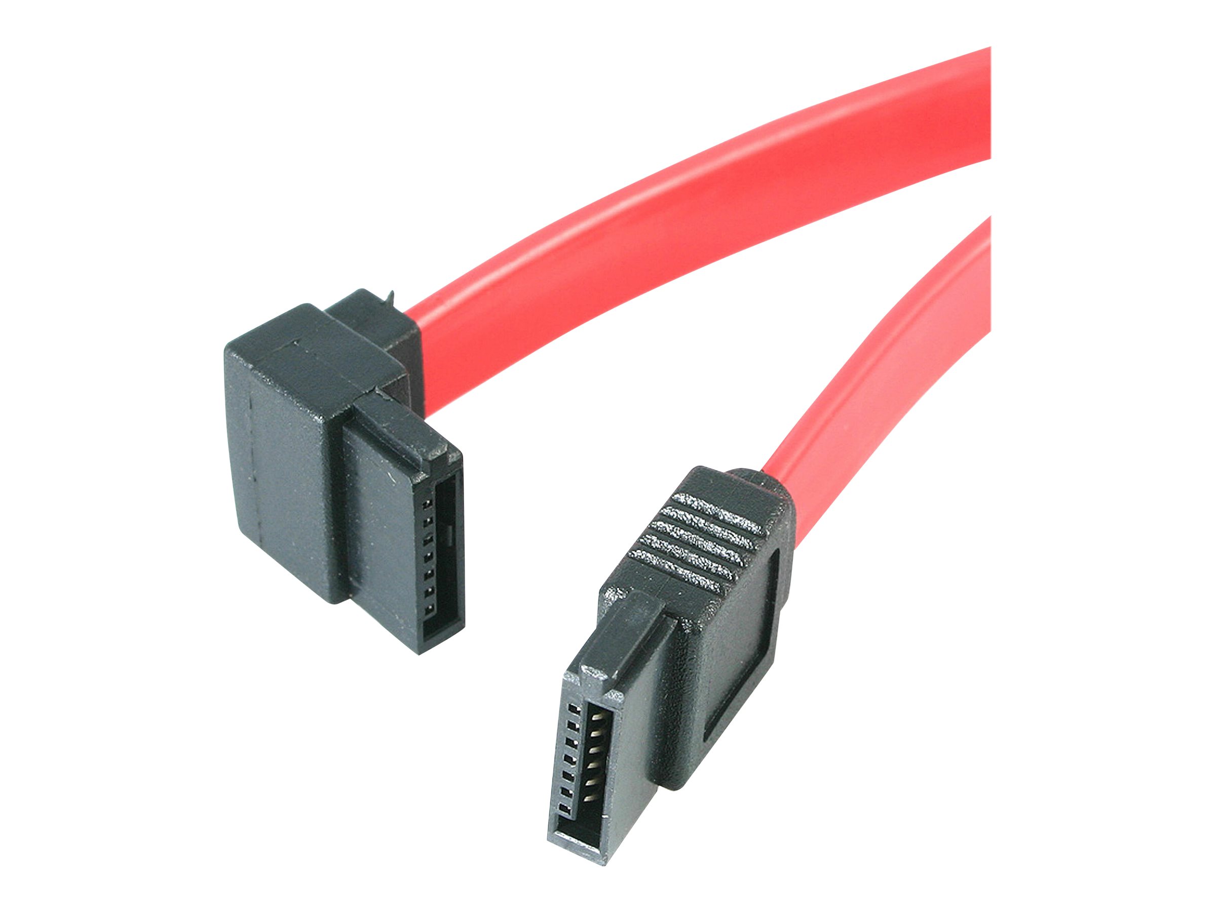 StarTech.com 45cm SATA Kabel links gewinkelt - Serial-ATA Anschlusskabel St/St - SATA-Kabel - Serial ATA 150/300/600 - SATA (R) zu SATA (R) - 46 cm