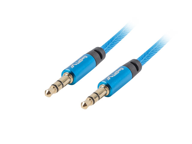 Lanberg Audiokabel Minijack m/m Premium bl - Kabel - 3 m, Ansicht 2