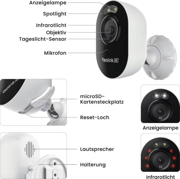 Reolink Netzwerkkamera Lumus Pro E450 4K, Ansicht 3