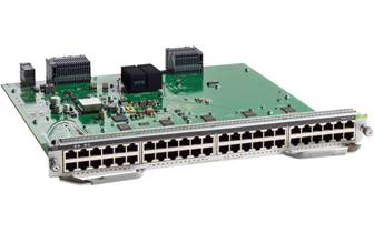 Cisco C9400-LC-48T=, Gigabit Ethernet, 10,100,1000 Mbit/s, IEEE 1588, IEEE 802.1as, IEEE 802.3ab, IEEE 802.3af, IEEE 802.3at, IEEE 802.3az, IEEE 802.3bz,..., 1157000 h, -5 - 45 °C, -40 - 70 °C