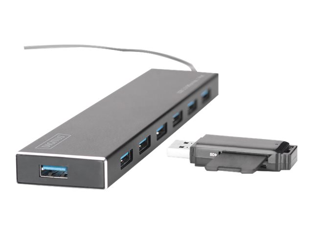 DIGITUS USB 3.0 Office Hub, 7-Port, Ansicht 3
