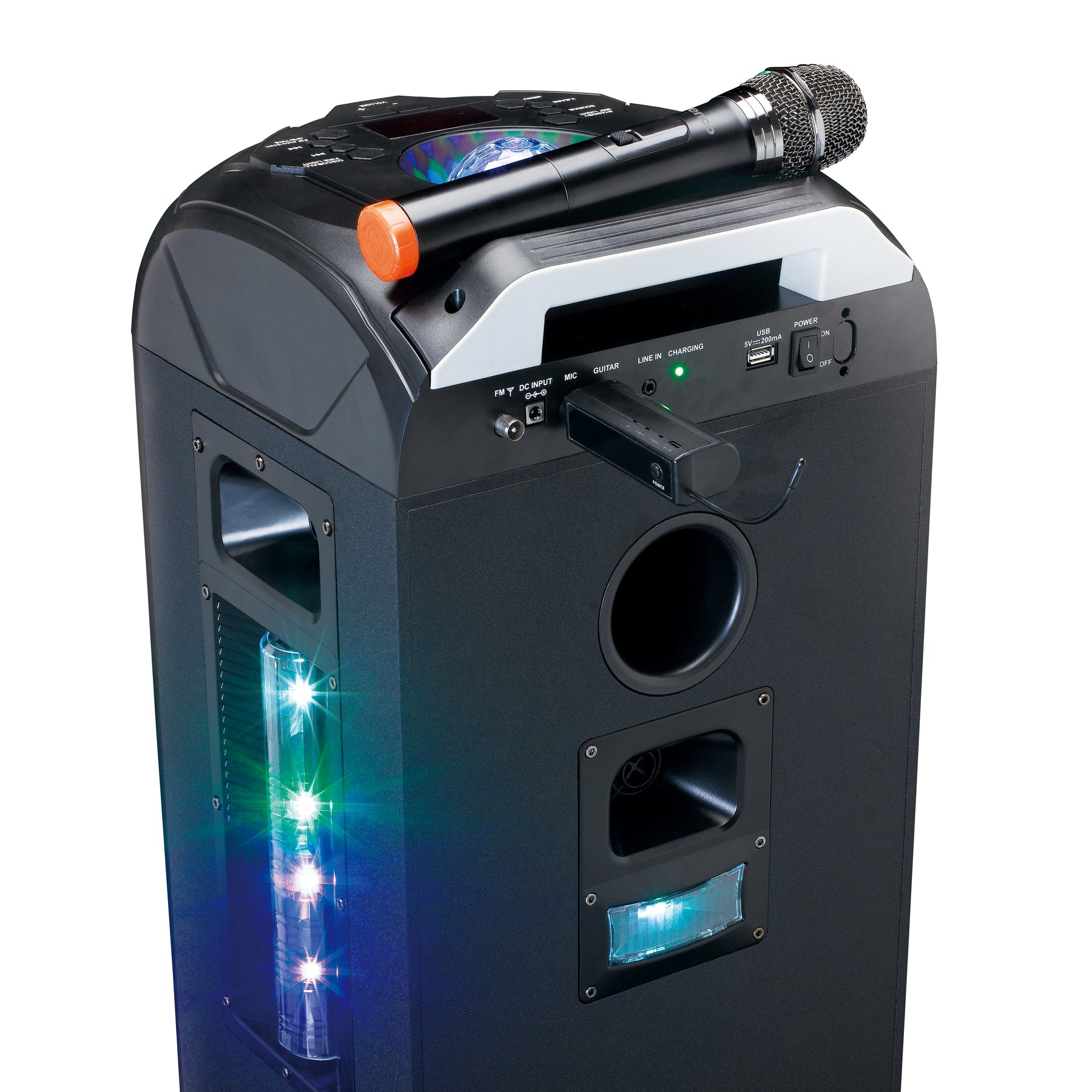 Lenco MCW-011 - Mikrofonsystem - Schwarz, Ansicht 4