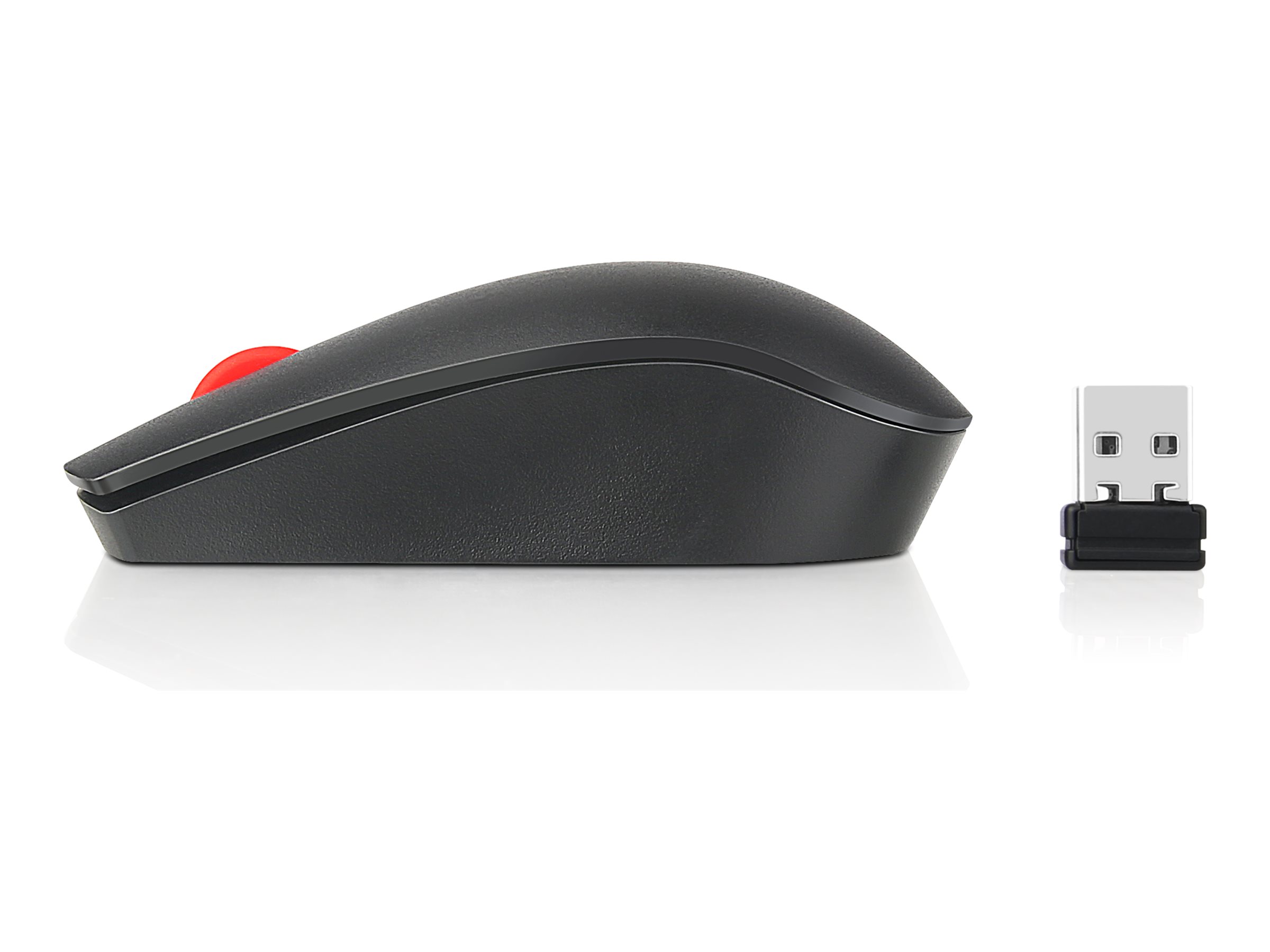 Lenovo ThinkPad Essential Wireless Mouse - Maus - Laser - 3 Tasten - kabellos - 2.4 GHz - kabelloser Empfänger (USB), Ansicht 2
