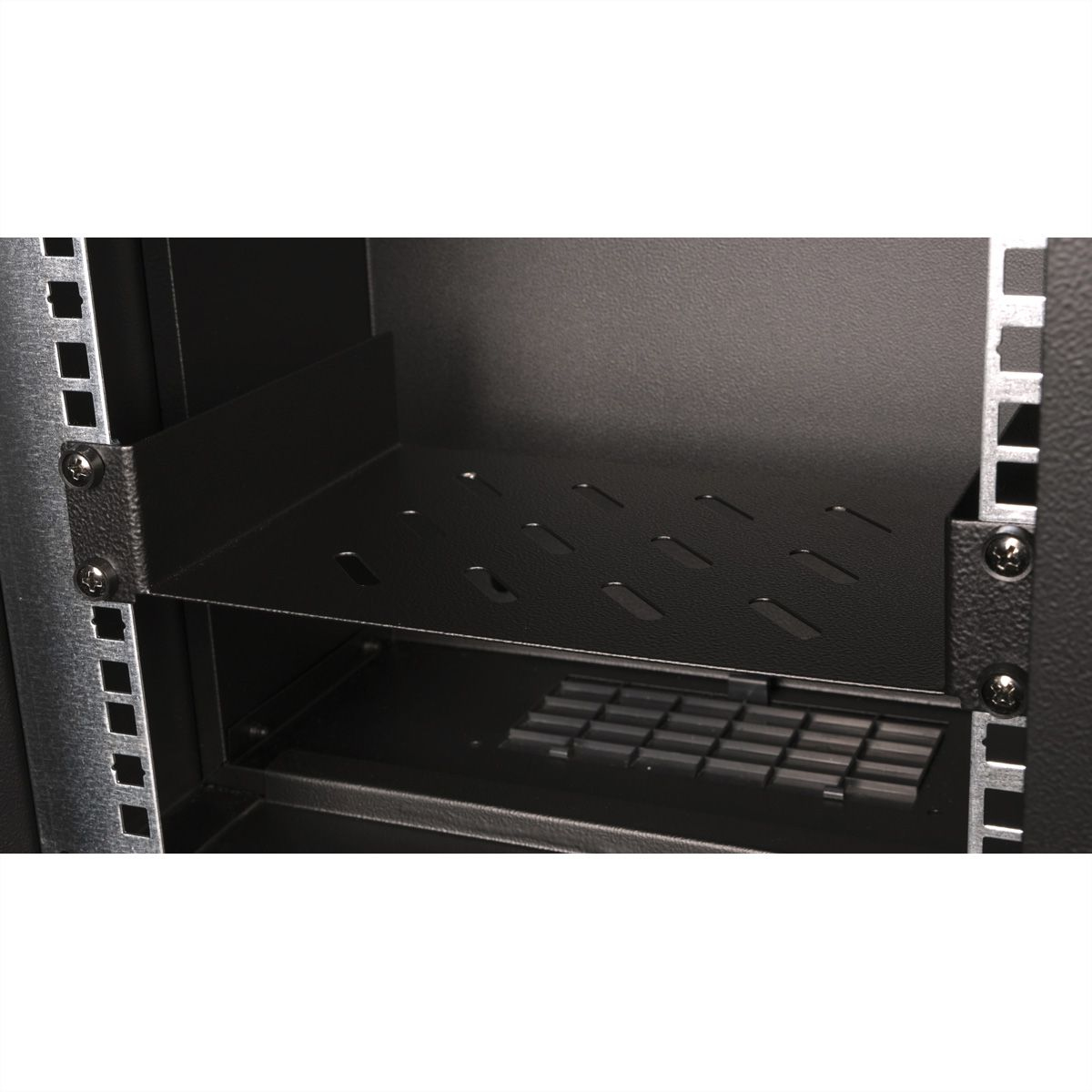 ROLINE 10 Zoll Fachboden 1 HE 150 T schwarz, Ansicht 4