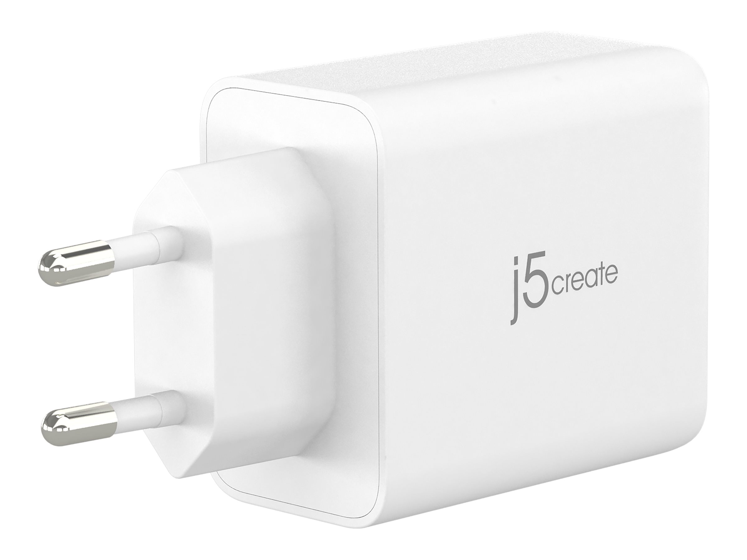 j5create JUP3365E-EN - Netzteil - 65 Watt - 4.5 A - PD 3.0, QC 3.0 - 3 Ausgabeanschlussstellen (USB Typ A, 2 x USB-C), Ansicht 4