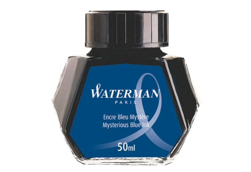 WATERMAN | Tintenflacon Mysterious Blue (alt: Blauschwarz) | in einer Schachtel  