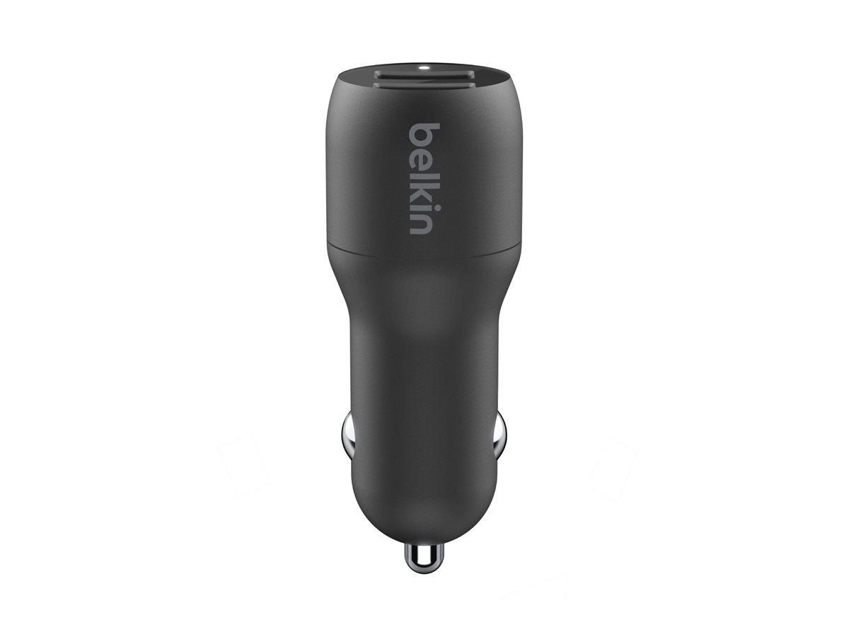 Belkin BoostCharge Dual Charger - Auto-Netzteil - 24 Watt - 4.8 A - 2 Ausgabeanschlussstellen (USB), Ansicht 4