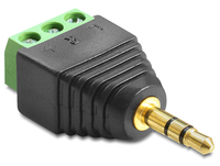 DELOCK Adapter Terminalblock > Klinke (65419)