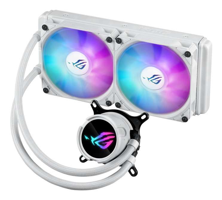 ASUS ROG STRIX LC III 240 ARGB - White Edition - Prozessor-Flüssigkeitskühlsystem - Kühlergröße: 240 mm, Ansicht 2