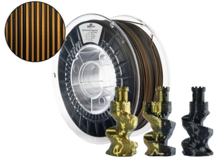 Spectrum Filaments Filament Spectrum· PLA Magic SILK· SOLAR ECLIPSE· 1.75mm· 1kg, Ansicht 2