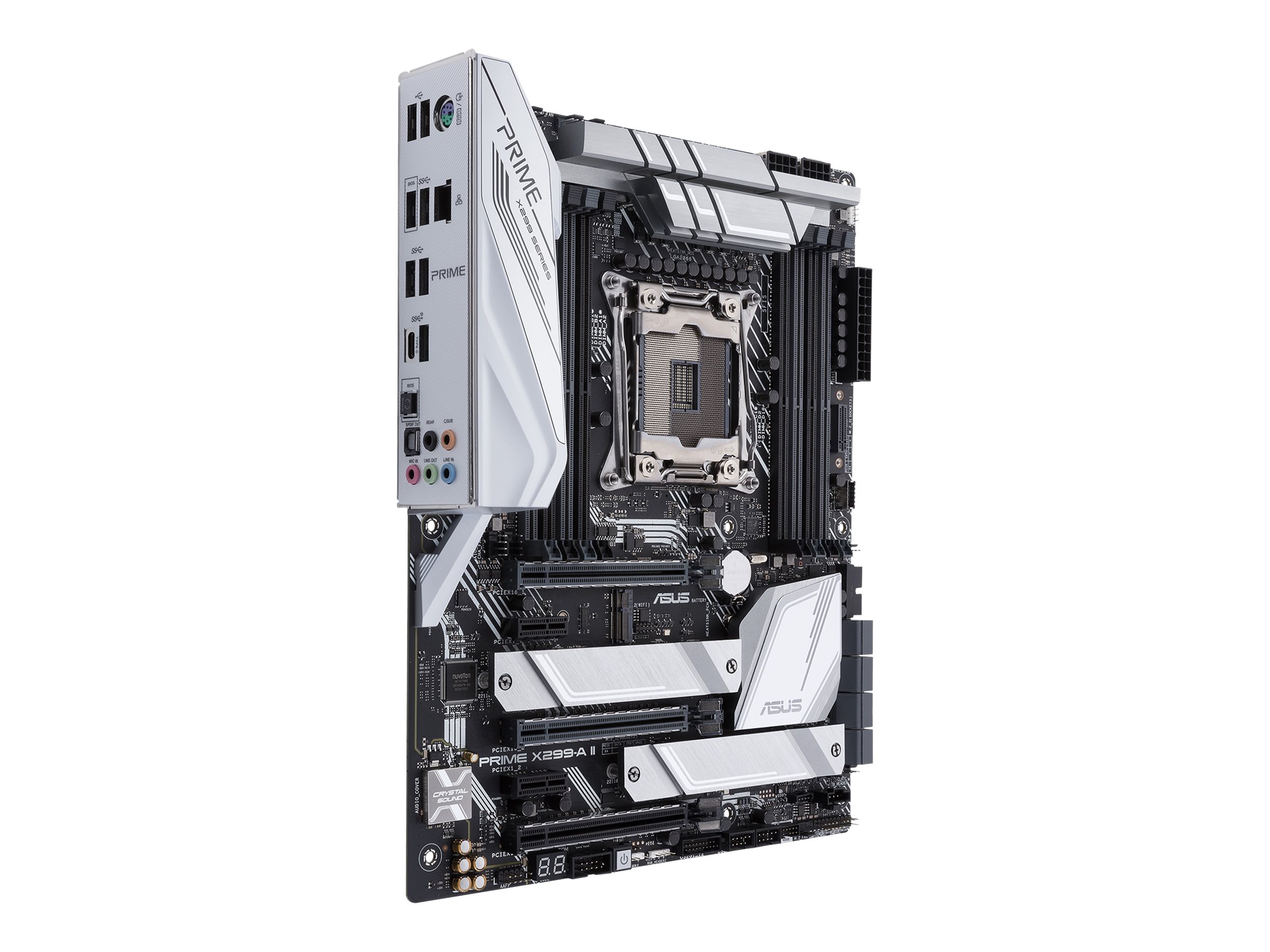 ASUS PRIME X299-A II - Motherboard - ATX - LGA2066 Socket - X299 Chipsatz - USB-C Gen2 USB 3.2 Gen 1 USB 3.2 Gen 2 - Gigabit LAN - HD Audio (8-Kanal)