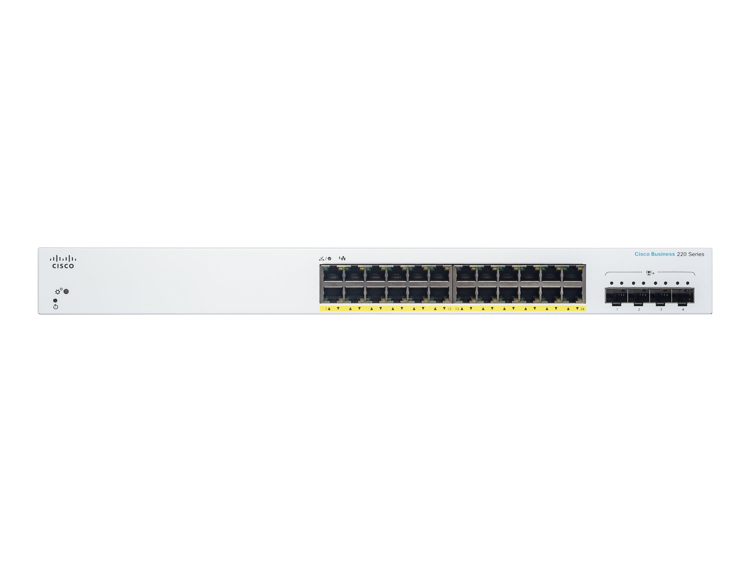 CISCO CBS220 SMART 24-PORT GE POE (CBS220-24P-4X-EU)