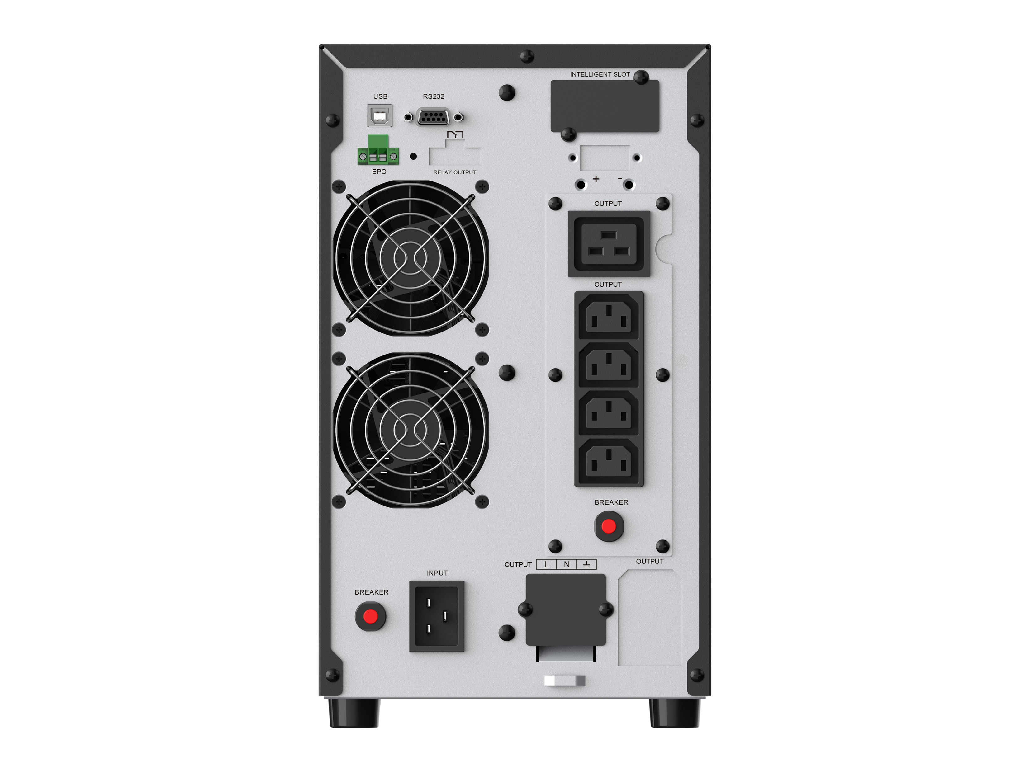 Conceptronic ZEUS USV Online UPS IEC EPO Port - (Offline-) USV - Energiespar-Modus - 3000VA 2700W, Ansicht 3