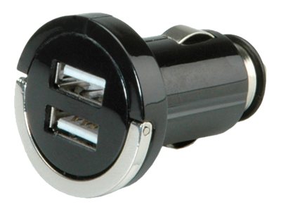 VALUE Auto-Netzteil - 10 Watt - 2.1 A - 2 Ausgabeanschlussstellen (USB)