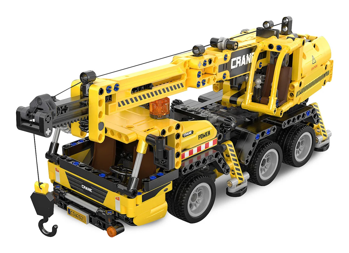 JAMARA CaDA Mobilkran Bricks gelb 8+, Ansicht 2