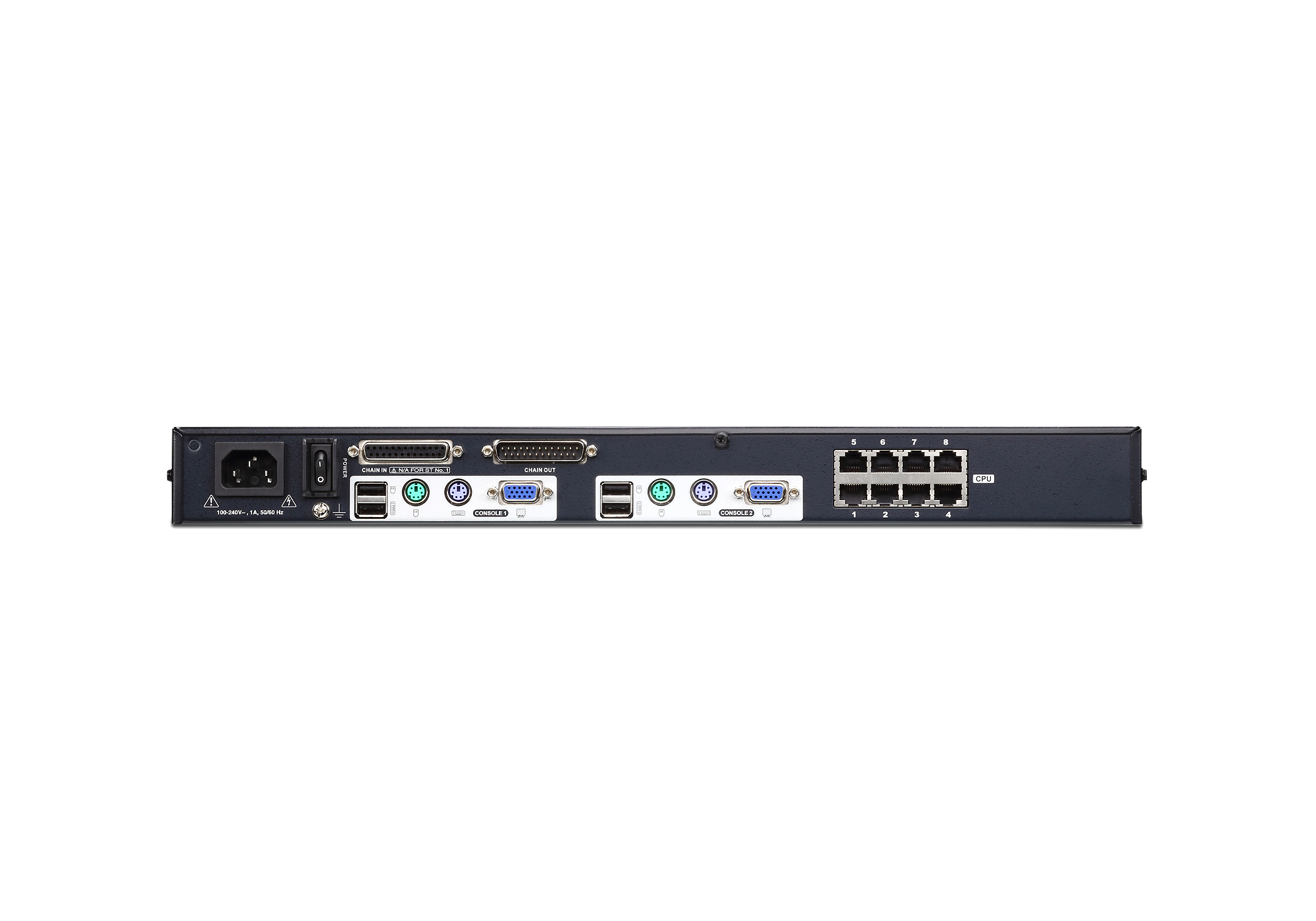 ATEN ALTUSEN KH2508A - KVM-Switch - CAT5 - 8 x KVM port(s), Ansicht 2