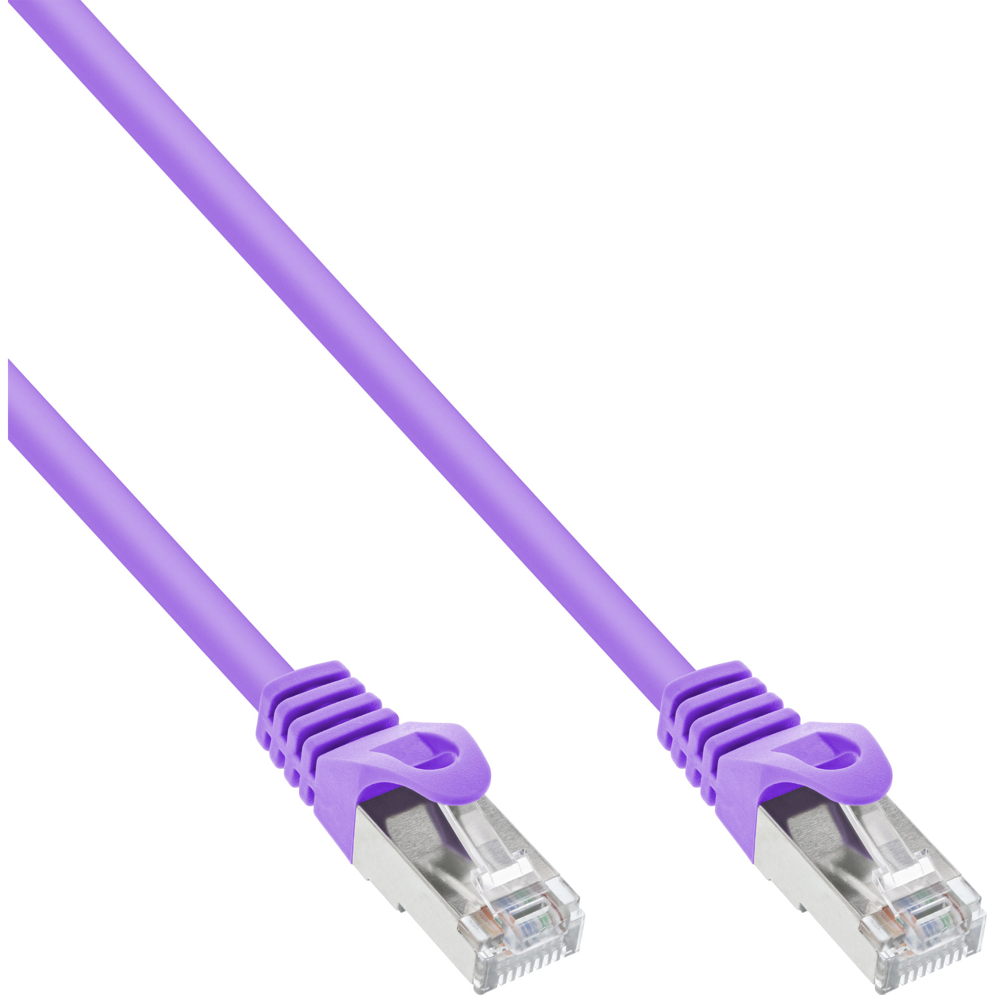 InLine Patchkabel - SF/UTP - Cat.5e - violett - 2m, Ansicht 2