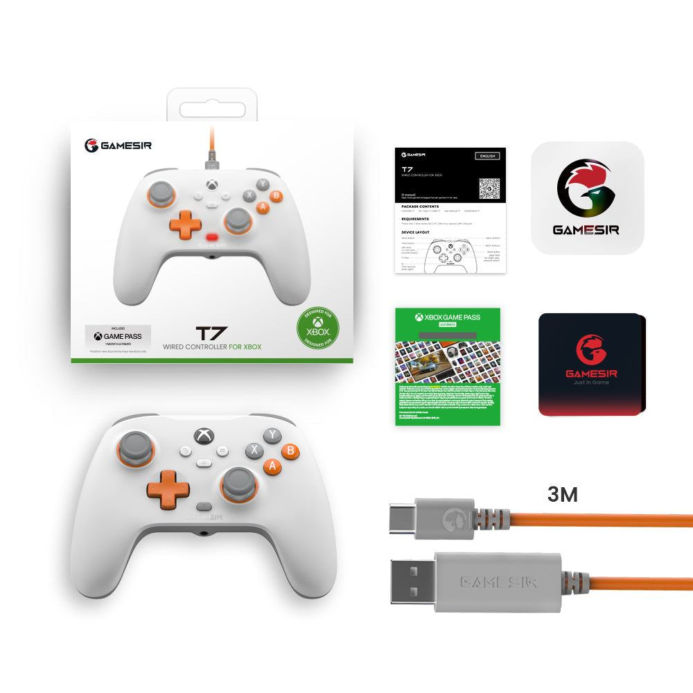 GameSir Controller T7 kabelgebunden Creamsicle white XBOX, Ansicht 2