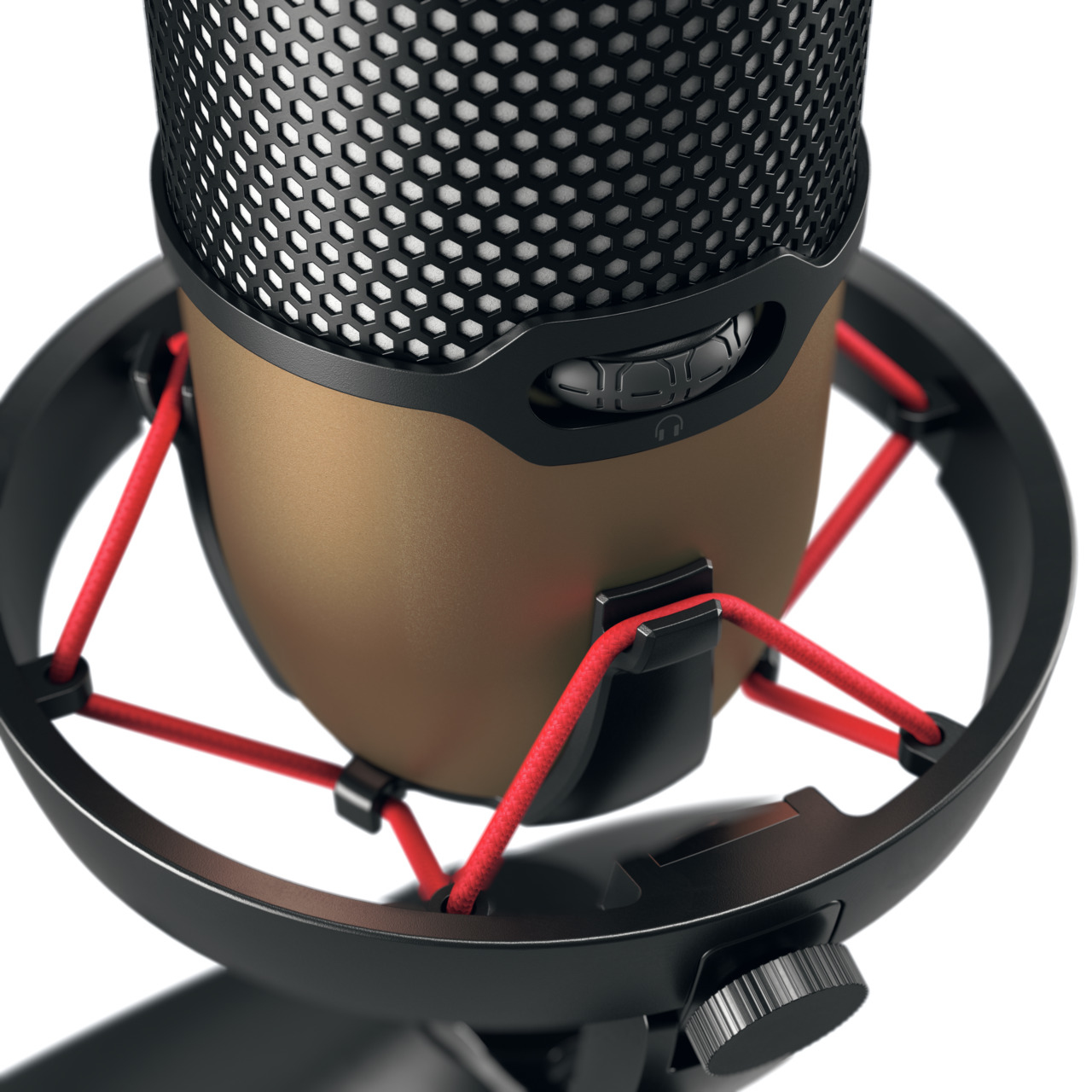 Cherry UM 9.0 PRO RGB - Mikrofon - Schwarz, Bronze, Ansicht 3