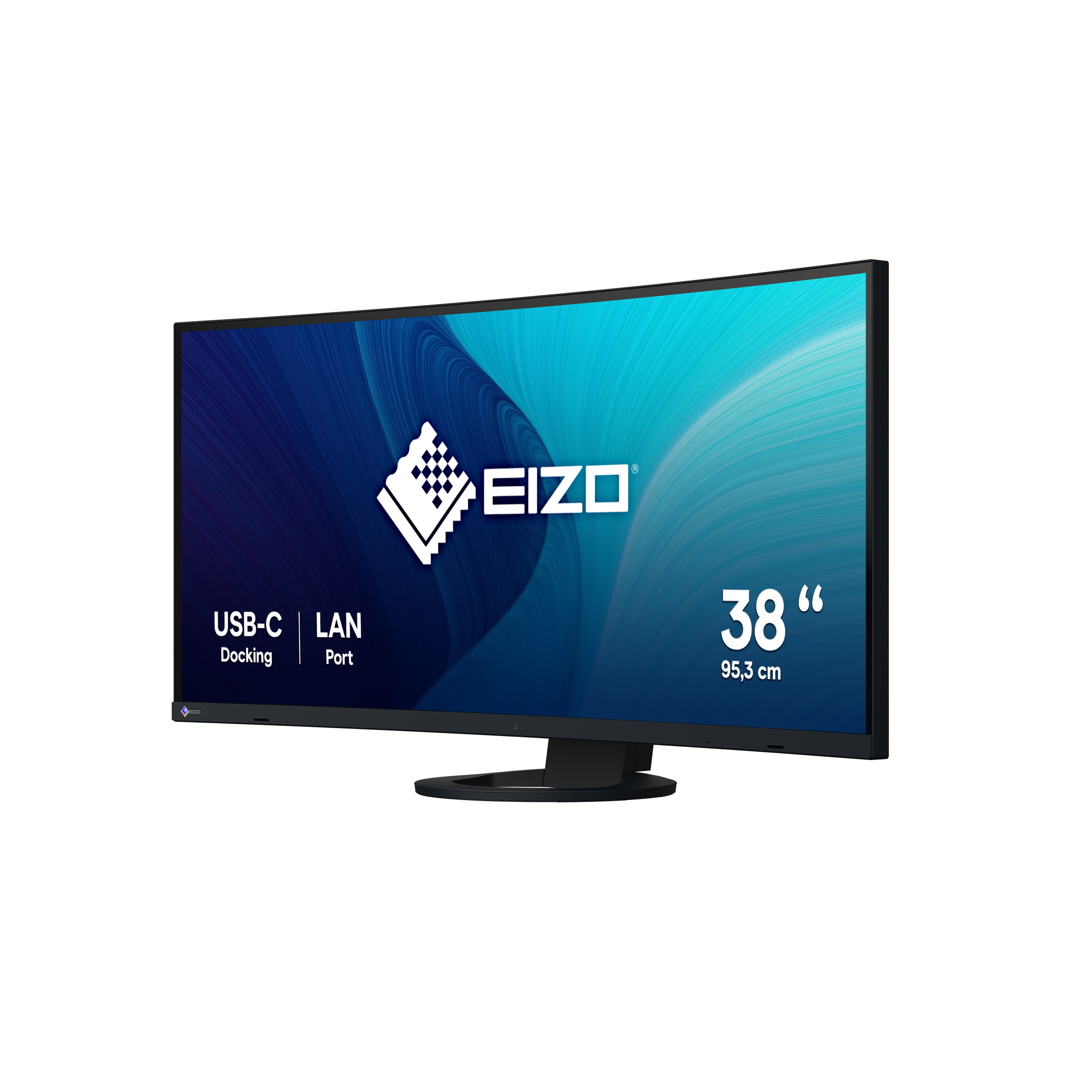 EIZO FlexScan EV3895-BK - Mit FlexStand - LED-Monitor - gebogen - 95.3 cm (37.5), Ansicht 2