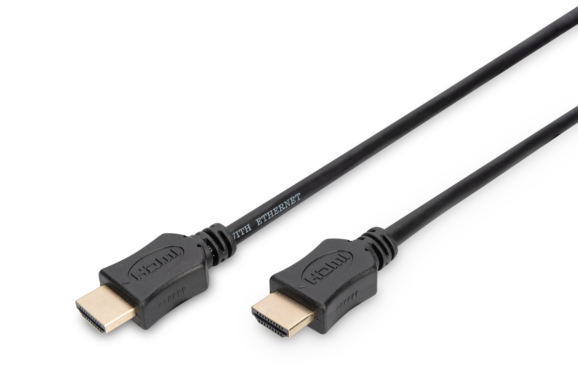 DIGITUS | HDMI High Speed mit Ethernet Anschlusskabel, 10m, sw