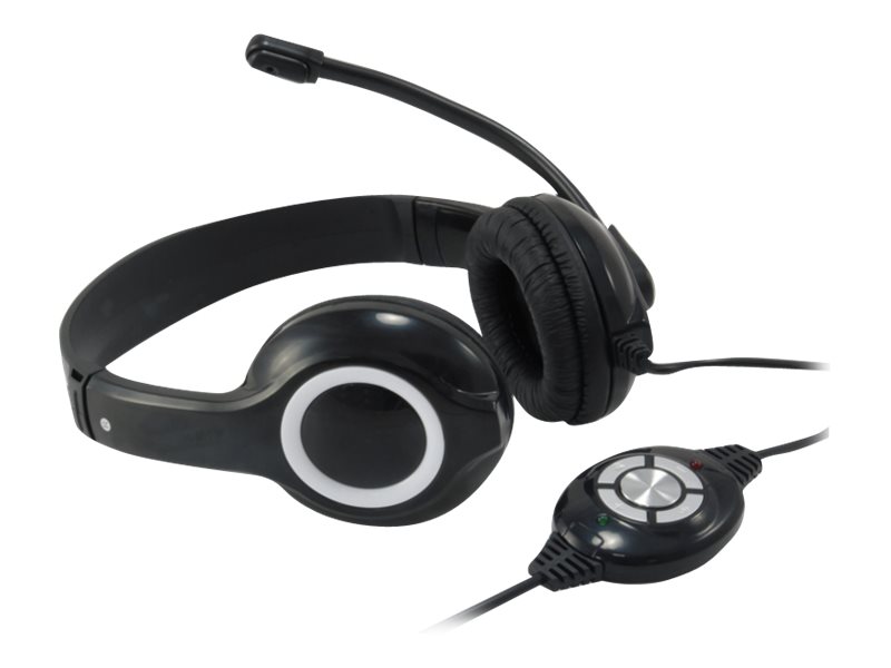 Conceptronic CCHATSTARU2B - Headset - On-Ear - schwarz
