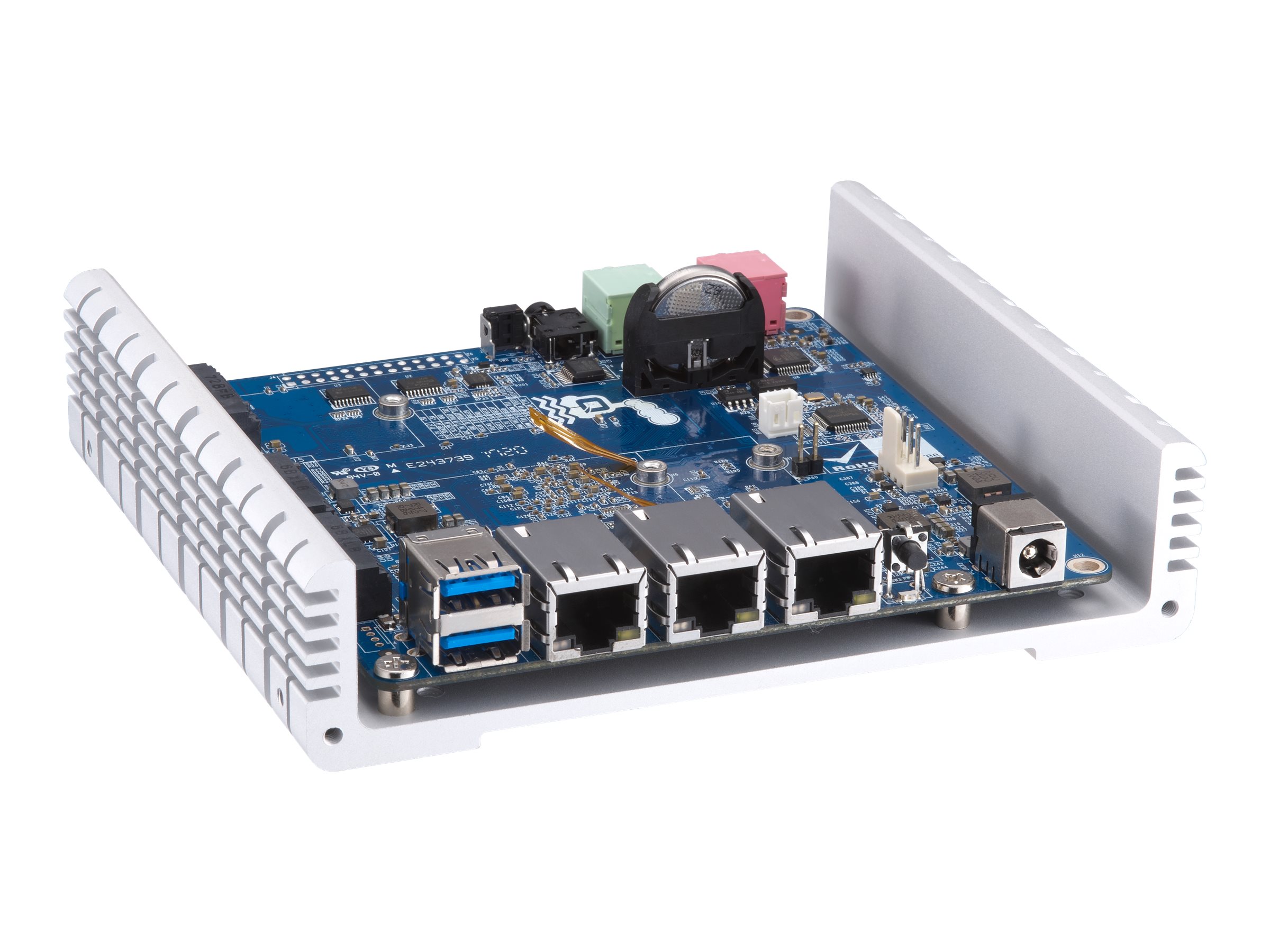 QNAP QBoat Sunny - Server - System Development Board mit Kühlkörpersockel - 1-Weg - 1 x Alpine AL-314 1.7 GHz - RAM 2 GB - Flash 512 GB - 1GbE - QTS Lite 4.3.3 - Monitor: keiner